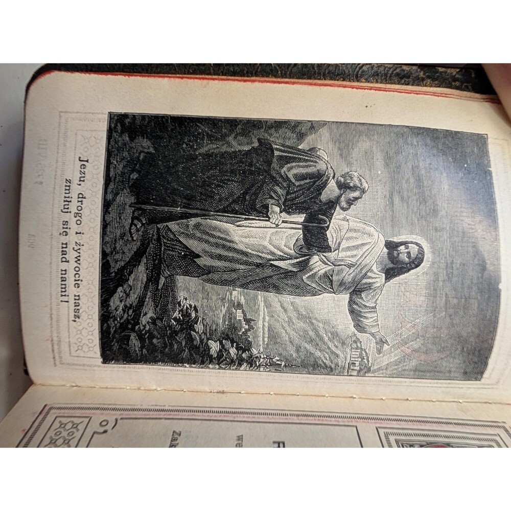 1925 Vintage Polish Catholic Prayer Book Wznieść Serca do Boga A. Morawski - Picture 11 of 16